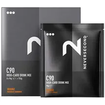neversecond C90 High-Carb Mix Orange Pulver 94 g