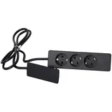 EVOline 151000156100 Steckdosenleiste 3fach schwarz