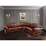 Salottini Luxus Chesterfield Oriental Ecksofa Eckcouch, braun Wohnlandschaft UVP*6.990,-
