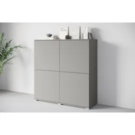 OTTO home Highboard 120 x 125 x 39,5 cm grau