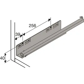 Hettich Hosenhalter Amari 500 - 600 mm