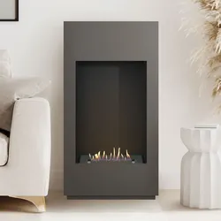 Noble Flame SANTIAGO [Design Ethanolkamin]: Quarzgrau