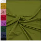 MAGAM-Stoffe Stoff "Finn", Jersey uni einfarbig ÖKO-TEX Meterware 50cm grün