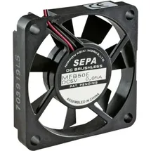 Sepa MFB50E12A Axiallüfter 12 V/DC 14.3 m3/h (L x B x H) 50 x 10.2 x 50mm