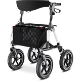 aktiv shop GmbH Outdoor Rollator mit Luftbereifung Komfort