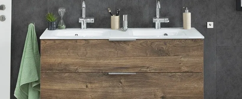 Pelipal Serie 6110 Glas-Doppelwaschtisch BMD015G12103, B:1210, H:15, T:460mm BMD015G12103