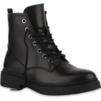 VAN HILL Damen Schnürstiefeletten in Burgund