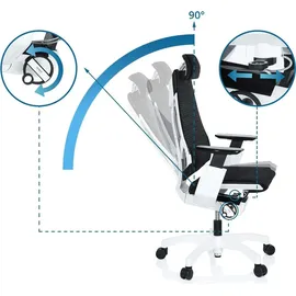 HJH Office Genidia Pro White schwarz