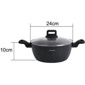 Klausberg Kochtopf 24 cm rund