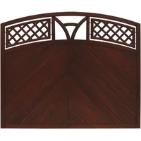 Andrewex Sichtschutzelement Toulon 180 x 150 cm Braun Holz