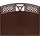 Andrewex Sichtschutzelement Toulon 180 x 150 cm Braun Holz