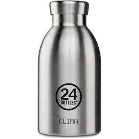 24Bottles Clima brushed steel 0,33 l