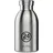 brushed steel 0,33 l