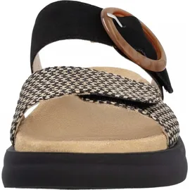 REMONTE Damen D2N51, Frauen Slipper,Pantoletten,Slip on,Freizeitschuhe,Schlupfschuhe,schluepfschuhe,Slides,Slip-ons,Mules,schwarz Kombi (03),36 EU - Schwarz - 36