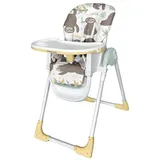 Kikka boo Kinderhochstuhl, Gelb, Metall, 55x102x77 cm, Babymöbel, Hochstühle & Zubehör, Hochstühle