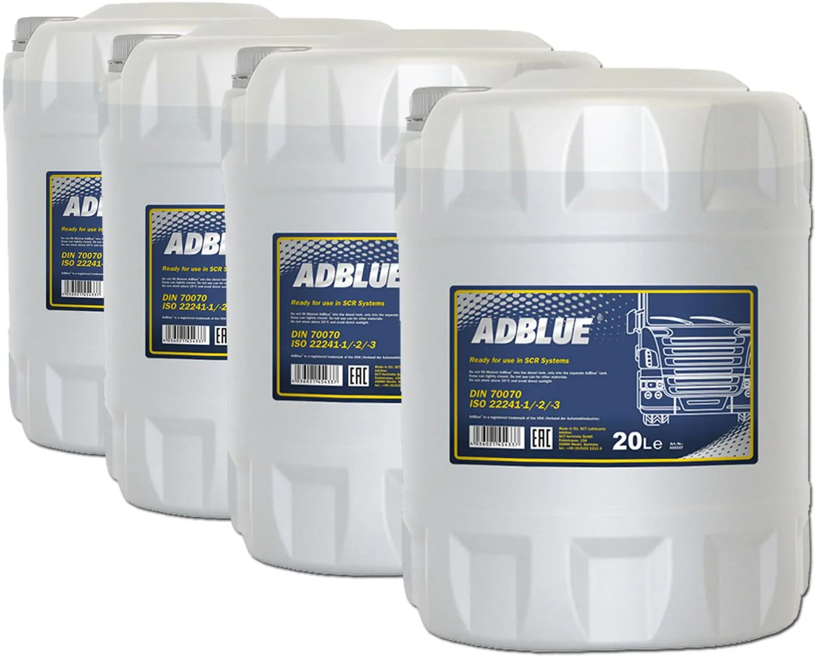 80 Liter Adblue® Mannol Scr Harnstofflösung Passend Für Diesel Abgasreinigung: