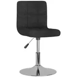vidaXL Esszimmerstuhl Drehbar Schwarz Stoff - Schwarz