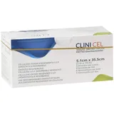 CLINICEL Knitted Standard, Sterile Pflanzliche Oxidierte Regenerierte Cellulose, Resorbierbares Blutstillendes Mittel, Größen: 5,1 x 35,5 cm, 2 x 14 Zoll, Packung von 6 Stücken.