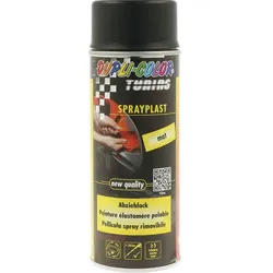Dupli-Color Sprayplast 400ml schwarz matt
