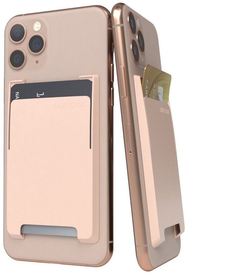 EAZY CASE Smartphone Cardholder Smartphone-Halterung, (Handyhalterung für Kreditkarten Smartphone EC-Karten Kartenhülle Rosa) rosa