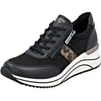REMONTE Schnürschuhe in schwarz/schwarz/braun/black | Gr.: 38