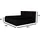 Halmon Schlafkomfort Betten Madera 180 x 200 cm H3 Anthrazit