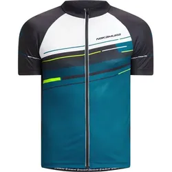 NAKAMURA Herren Fahrrad-Trikot Lajos, BLACK NIGHT/BLUE PET, M