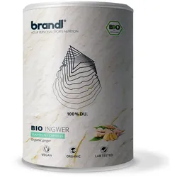 brandl® Bio Ingwer Kapseln hochdosiert (Ginger) | Premium Qualität unabhängig laborgeprüft | Vegan 360 St