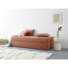 MAINTAL Polsterliege Diana 93 x 203 cm orange