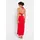 lscn by lascana Neckholderkleid Maxi Rot 42