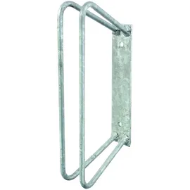GAH Alberts Einzel-Fahrradhalter zur Befestigung an der Wand, Maße 350 x 140 mm, feuerverzinkt, Halter im Winkel von 90°