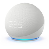 Amazon Echo Dot (5. Generation, 2022) mit Uhr weiß