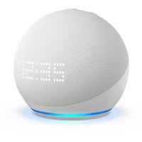 Amazon Echo Dot (5. Generation, 2022) mit Uhr weiß