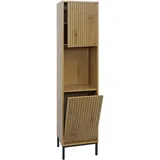 MCW O42 Hochschrank 39 x 30 x 174 cm Holzoptik