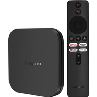 Mi TV Box S 2nd Gen, Ultra 4K HD Streaming Media Player 2GB RAM+8GB ROM Mi Smart TV Box, Unterstützt Google TV, Dolby Vision, HDR10+, Dolby Atmos, DTS-HD Sound, Drahtlose Projektion, Dualband-WLAN