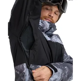 QUIKSILVER Sycamore Snow Jacke, Bedruckt, Schwarz, Größe M