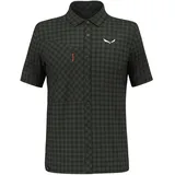Salewa Puez Dry M S/S Shirt Herren Hemd-Oliv-Dunkelgrün-M