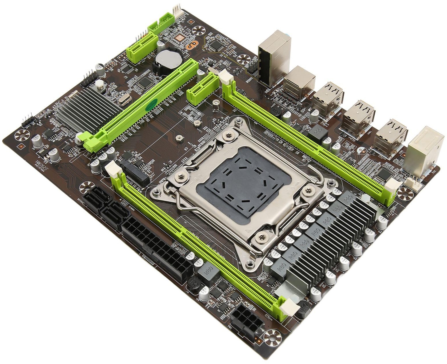 LGA 2011 Motherboard, X79 Pro Computer Motherboard für Desktop, 2 X DDR3, 6 XUSB2.0, USB2.0 Pin, 4 X SATA2.0, PCIe X16, LGA 2011 V1/V2