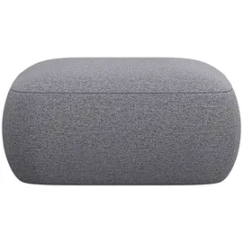 flexlux Pouf Torino 91 x 46 x 91 cm Grau