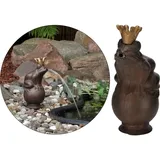 Garden Hero Wasserspeier in Antikbraun - (B)11 x (H)22 x (T)10 cm
