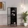 [en.casa] Vitrinenschrank Säkylä 150 x 50 x 35 cm Schwarz