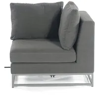 SonnenPartner Unique Loungesessel grau/mehrfarbig