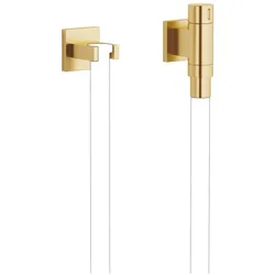 Dornbracht WaterTube Kneipp-Wandanschlussbogen mit Ventil und Schlauchhalterung