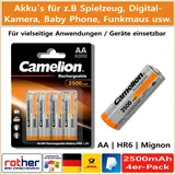 Camelion Akku 1,2 V, 2.500 mAh