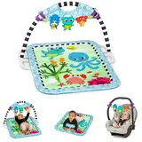 Baby Einstein Neptune's Discovery Reef, 3-in-1, Spielgerät & Spielzeugleiste zum Mitnehmen, 65+ Melodien und Lieder, 4 Spielmodi, Neugeborene