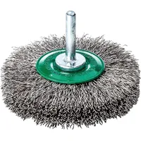 Lessmann Schaft-Rundbürste INOX-Draht 0,20 mm, Bürsten-⌀xBesatzbreite: 50X10 mm