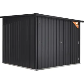 Hoggar Gerätehaus Nyon 2,06 x 2,04 m Grau