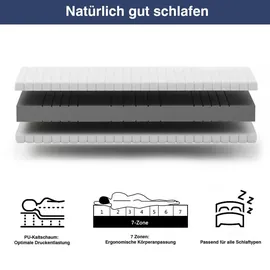 Betten-ABC OrthoMatra KSP-500 XXL 100 x 200 cm H4