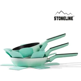 STONELINE STONELINE® Kochgeschirr-Set 11-teilig mit Deckeln beschichtete Töpfe | Pfannen
