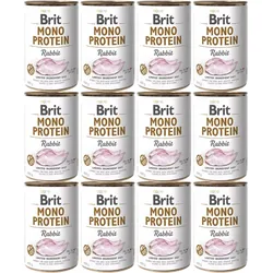 BRIT Mono Protein Rabbit 12x400 g Kaninchen